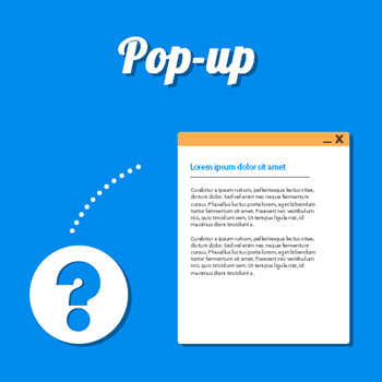 popup window